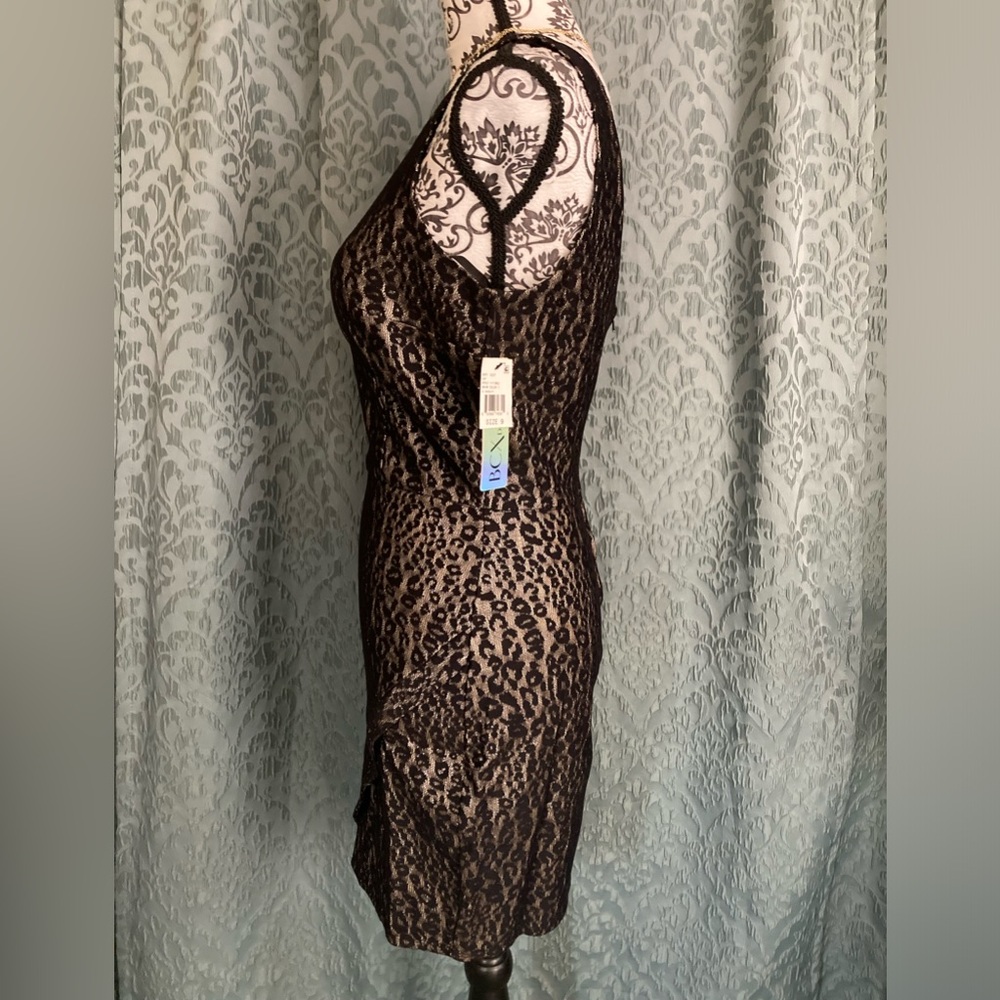 BCX | NWT Animal Print Lace Sheath Dress - Picture 7 of 10